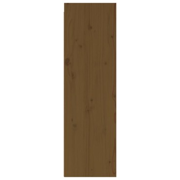 vidaXL Ντουλάπια Τοίχου 2 τεμ. Καφέ Μελί 30x30x100cm Μασίφ Ξύλο Πεύκου