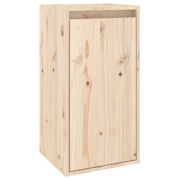 vidaXL Ντουλάπια Τοίχου 2 τεμ. 30x30x60cm από Μασίφ Ξύλο Πεύκου