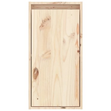 vidaXL Ντουλάπια Τοίχου 2 τεμ. 30x30x60cm από Μασίφ Ξύλο Πεύκου