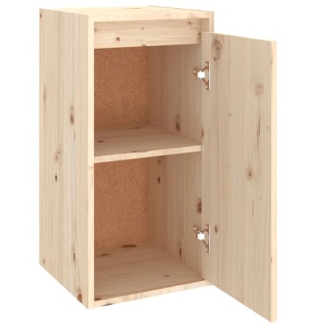 vidaXL Ντουλάπια Τοίχου 2 τεμ. 30x30x60cm από Μασίφ Ξύλο Πεύκου