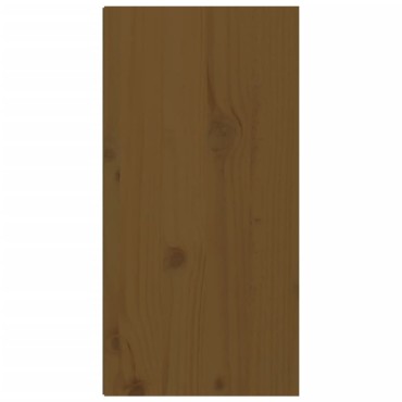 vidaXL Ντουλάπια Τοίχου 2 τεμ. Καφέ Μελί 30x30x60cm Μασίφ Ξύλο Πεύκου