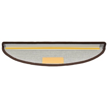 vidaXL Πατάκια Σκάλας 10 τεμ. Coffee Brown 65x24x4 εκ.