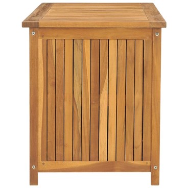 vidaXL Μπαούλο Κήπου 114x50x58cm από Μασίφ Ξύλο Teak 1 τεμ.