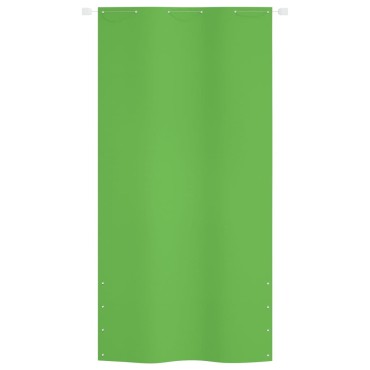vidaXL Διαχωριστικό Βεράντας Ανοιχτό Πράσινο 120x240 εκ. Ύφασμα Oxford