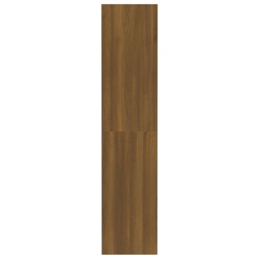 vidaXL Βιβλιοθήκη/Διαχωρ. Χώρου Καφέ Δρυς 80x30x135cm Επεξεργ. Ξύλο 1 τεμ.