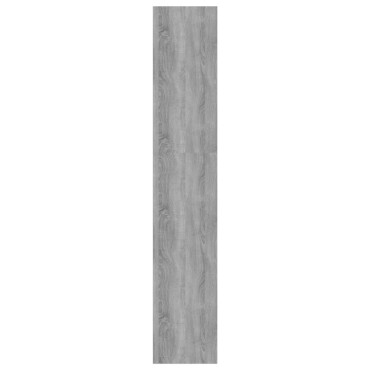 vidaXL Βιβλιοθήκη/Διαχωρ. Χώρου Γκρι Sonoma 80x30x135cm Επεξεργ. Ξύλο 1 τεμ.