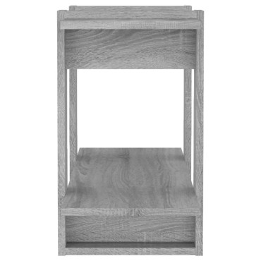 vidaXL Βιβλιοθήκη/Διαχωριστικό Χώρου Γκρι Sonoma 80x30x51cm 1 τεμ.