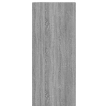vidaXL Βιβλιοθήκη/Διαχωριστικό Χώρου Γκρι Sonoma 40x30x72cm 1 τεμ.