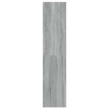 vidaXL Βιβλιοθήκη/Διαχωριστικό Χώρου Γκρι Sonoma 40x30x135cm 1 τεμ.