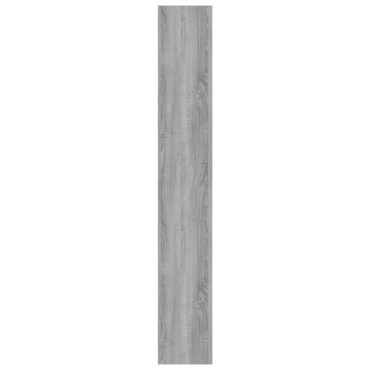 vidaXL Βιβλιοθήκη/Διαχωριστικό Χώρου Γκρι Sonoma 40x30x198cm 1 τεμ.