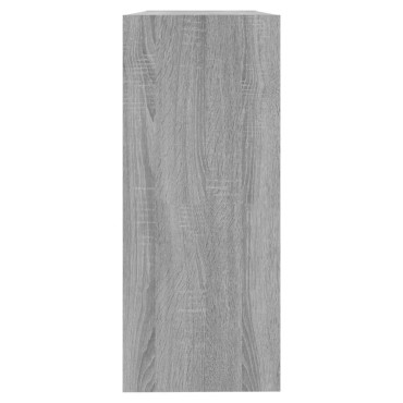vidaXL Βιβλιοθήκη/Διαχωριστικό Χώρου Γκρι Sonoma 100x30x72cm 1 τεμ.