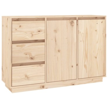 vidaXL Ντουλάπι 111x34x75cm από Μασίφ Ξύλο Πεύκου 1 τεμ.