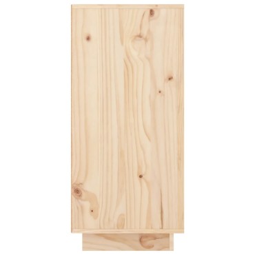 vidaXL Ντουλάπι 111x34x75cm από Μασίφ Ξύλο Πεύκου 1 τεμ.