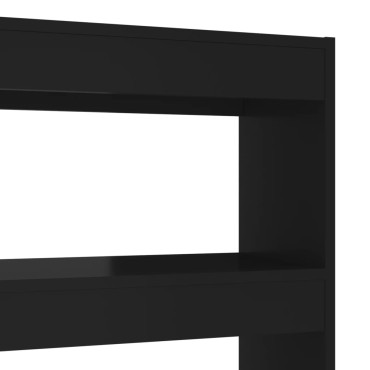 vidaXL Βιβλιοθήκη/Διαχωριστικό Χώρου Μαύρο 100x30x135cm 1 τεμ.