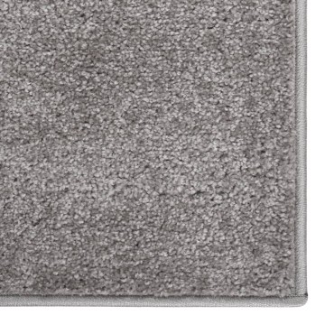 vidaXL Χαλί Κοντό Πέλος Γκρι 80x150cm