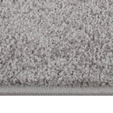 vidaXL Χαλί Κοντό Πέλος Γκρι 80x150cm
