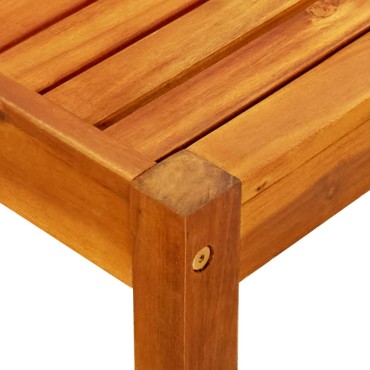 vidaXL Τραπέζι Κήπου 85x57x29cm από Μασίφ Ξύλο Ακακίας 1 τεμ.