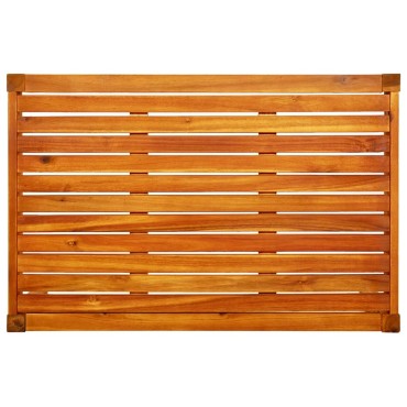 vidaXL Τραπέζι Κήπου 85x57x29cm από Μασίφ Ξύλο Ακακίας 1 τεμ.