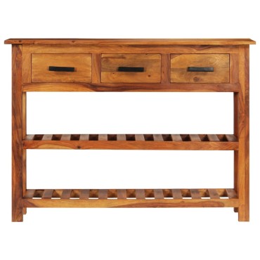 vidaXL Μπουφές με 3 Συρτάρια 110x30x80cm από Μασίφ Ξύλο Ακακίας 1 τεμ.