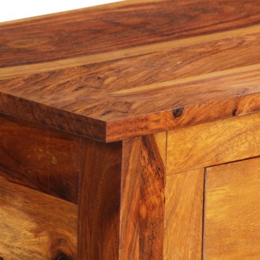 vidaXL Μπουφές με 3 Συρτάρια 110x30x80cm από Μασίφ Ξύλο Ακακίας 1 τεμ.
