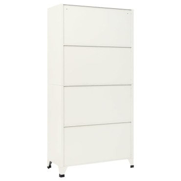 vidaXL Φοριαμός Γκρι και Μπλε 90x45x180cm Ατσάλινος 1 τεμ.