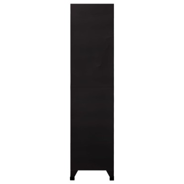 vidaXL Φοριαμός Μαύρος 90x40x180cm Ατσάλινος 1 τεμ.