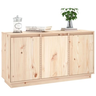 vidaXL Ντουλάπι 111x34x60cm από Μασίφ Ξύλο Πεύκου 1 τεμ.