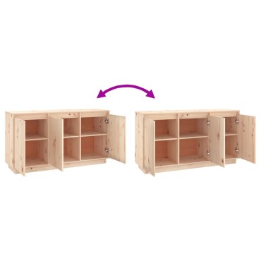 vidaXL Ντουλάπι 111x34x60cm από Μασίφ Ξύλο Πεύκου 1 τεμ.