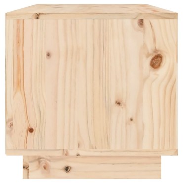 vidaXL Έπιπλο Τηλεόρασης 60x35x35cm από Μασίφ Ξύλο Πεύκου