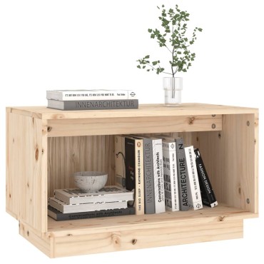 vidaXL Έπιπλο Τηλεόρασης 60x35x35cm από Μασίφ Ξύλο Πεύκου