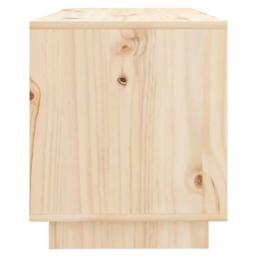 vidaXL Έπιπλο Τηλεόρασης 74x34x40cm από Μασίφ Ξύλο Πεύκου