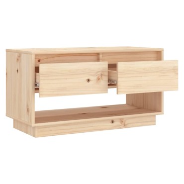 vidaXL Έπιπλο Τηλεόρασης 74x34x40cm από Μασίφ Ξύλο Πεύκου
