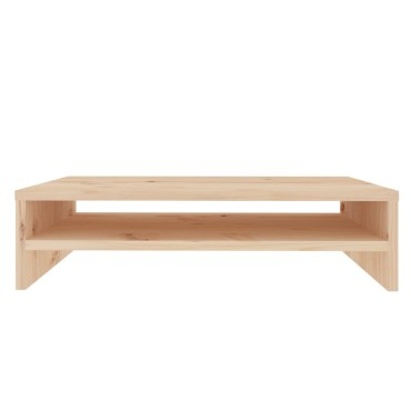 vidaXL Βάση Οθόνης 50x24x13cm από Μασίφ Ξύλο Πεύκου