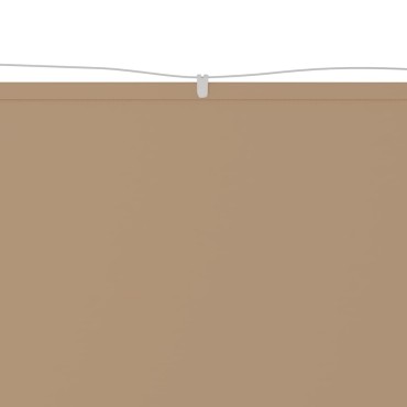 vidaXL Τέντα Κάθετη Taupe 140 x 420 εκ. από Ύφασμα Oxford