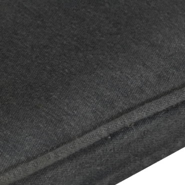 vidaXL Πολυθρόνα Μαύρη από Καραβόπανο 55x41x97cm 1 τεμ.