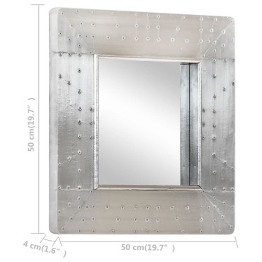 vidaXL Καθρέφτης Aviator 50 x 50 εκ. Μεταλλικός