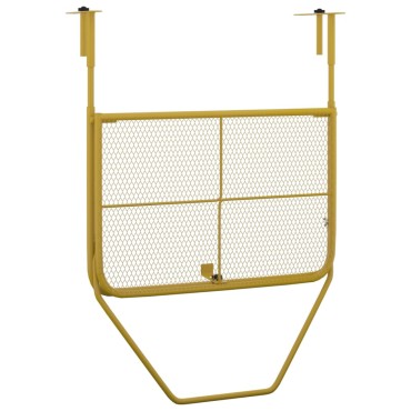 vidaXL Τραπέζι Μπαλκονιού Χρυσό 60x40cm από Ατσάλι 1 τεμ.