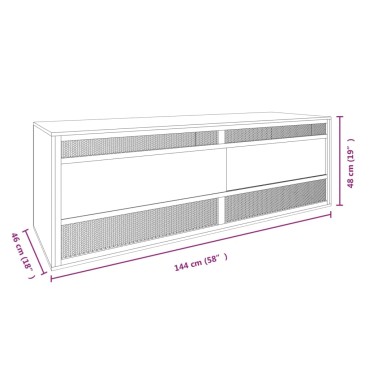vidaXL Ενυδρείο Ερπετών 144 x 46 x 48 εκ. από Επεξεργασμένο Ξύλο