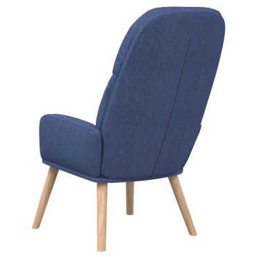 vidaXL Πολυθρόνα Relax Μπλε Υφασμάτινη 70x77x98cm 1 τεμ.