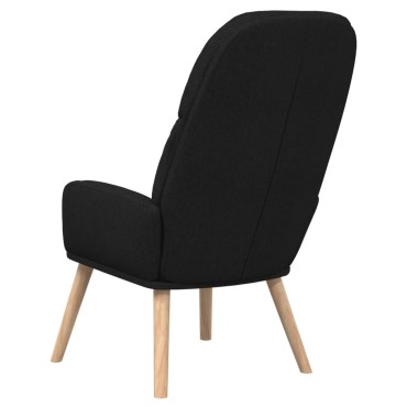 vidaXL Πολυθρόνα Relax Μαύρη Υφασμάτινη 70x77x98cm 1 τεμ.