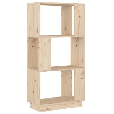 vidaXL Βιβλιοθήκη/Διαχωριστικό Χώρου 51x25x101cm Μασίφ Ξύλο Πεύκου 1 τεμ.