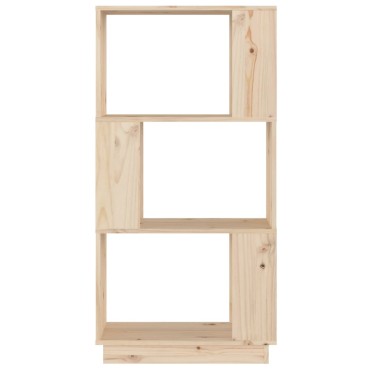 vidaXL Βιβλιοθήκη/Διαχωριστικό Χώρου 51x25x101cm Μασίφ Ξύλο Πεύκου 1 τεμ.