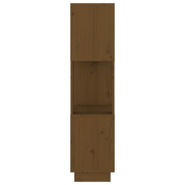 vidaXL Βιβλιοθήκη/Διαχωριστικό Χώρου Μελί 51x25x101cm Μασίφ Πεύκο 1 τεμ.