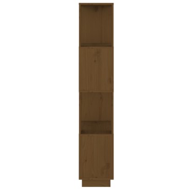 vidaXL Βιβλιοθήκη/Διαχωριστικό Χώρου Μελί 51x25x132cm Μασίφ Πεύκο 1 τεμ.