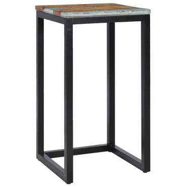 vidaXL Τραπεζάκια Ζιγκόν 3 τεμ. από Μασίφ Ξύλο Teak / Συνθετική Ρητίνη 39x39x70cm