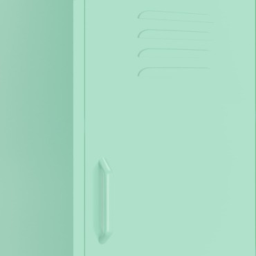 vidaXL Ντουλάπι Αποθήκευσης Xρώμα Mέντας 42,5x35x101,5cm από Ατσάλι 1 τεμ.