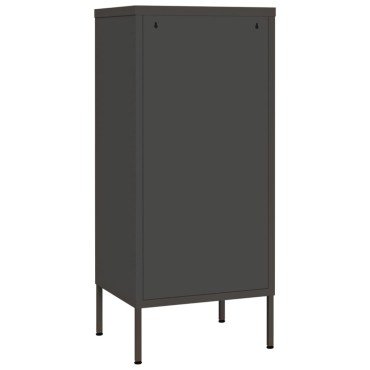 vidaXL Ντουλάπι Αποθήκευσης Ανθρακί 42,5x35x101,5cm από Ατσάλι 1 τεμ.