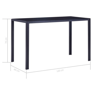 vidaXL Σετ Τραπεζαρίας 7 τεμ. Πράσινο 120x60x74cm