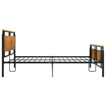 vidaXL Πλαίσιο Κρεβατιού 180x200cm Μεταλλικό 1 τεμ. - Διπλό