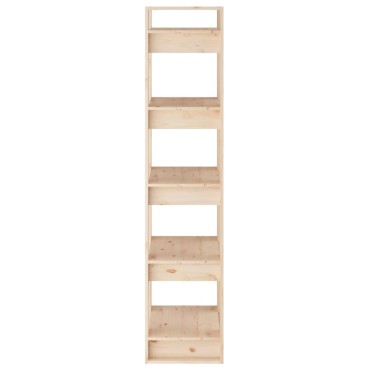 vidaXL Βιβλιοθήκη/Διαχωριστικό Χώρου 41x35x160cm Μασίφ Ξύλο Πεύκου 1 τεμ.